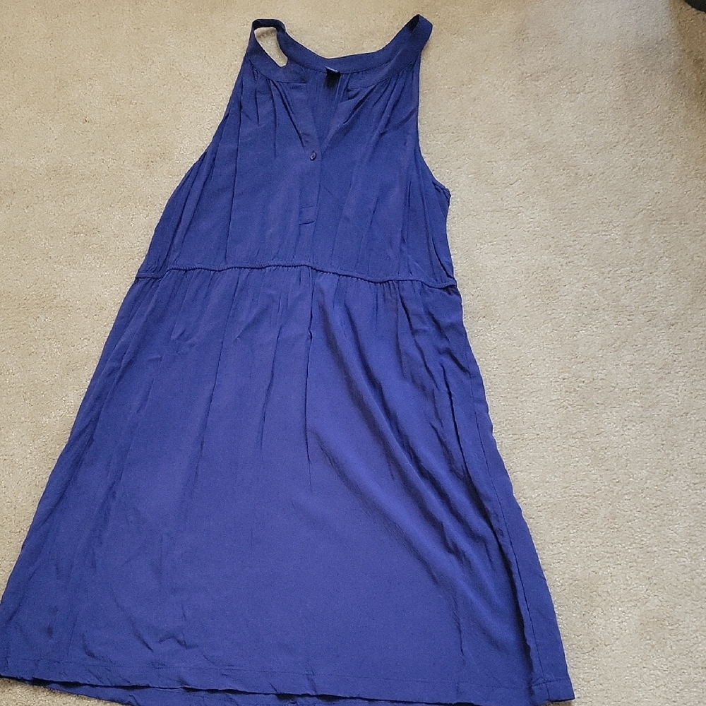Old Navy Royal Blue Sleeveless Midi Dress. Size xl.